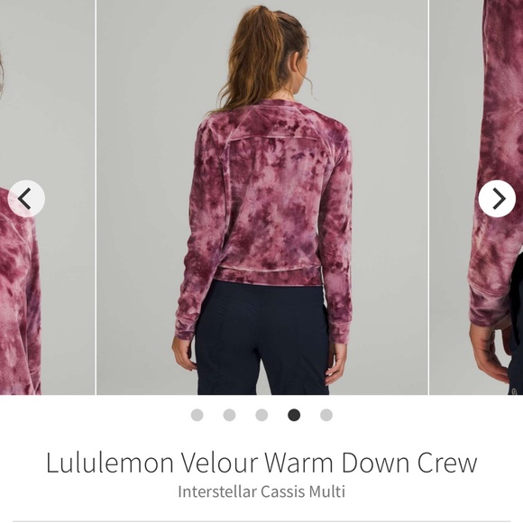 Lululemon Velour Warm Down Crew
Interstellar Cassis Multi - Picture 5 of 9